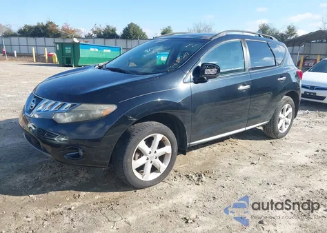 2009 Nissan Murano Sl z USA, uszkodzony, nr VIN JN8AZ18UX9W028359